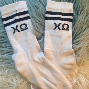 Chi Omega socks